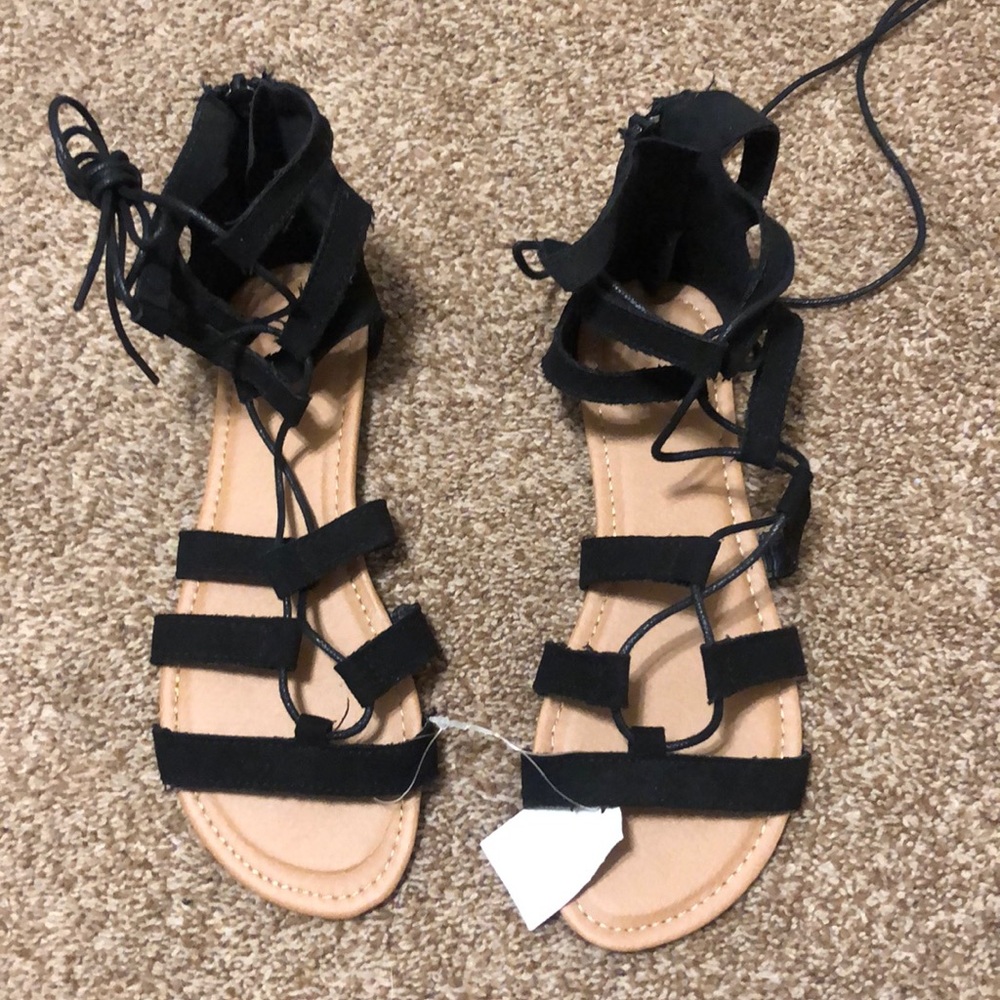 Charlotte Russe Tie Sandals